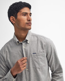 Turner Tailored Long-Sleeved Shirt Olive