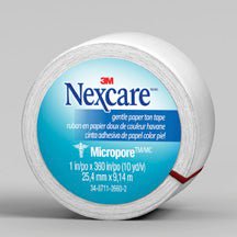 3M™ Nexcare™ Micropore™ Paper Medical Tape, 1 Inch x 10 Yard, White