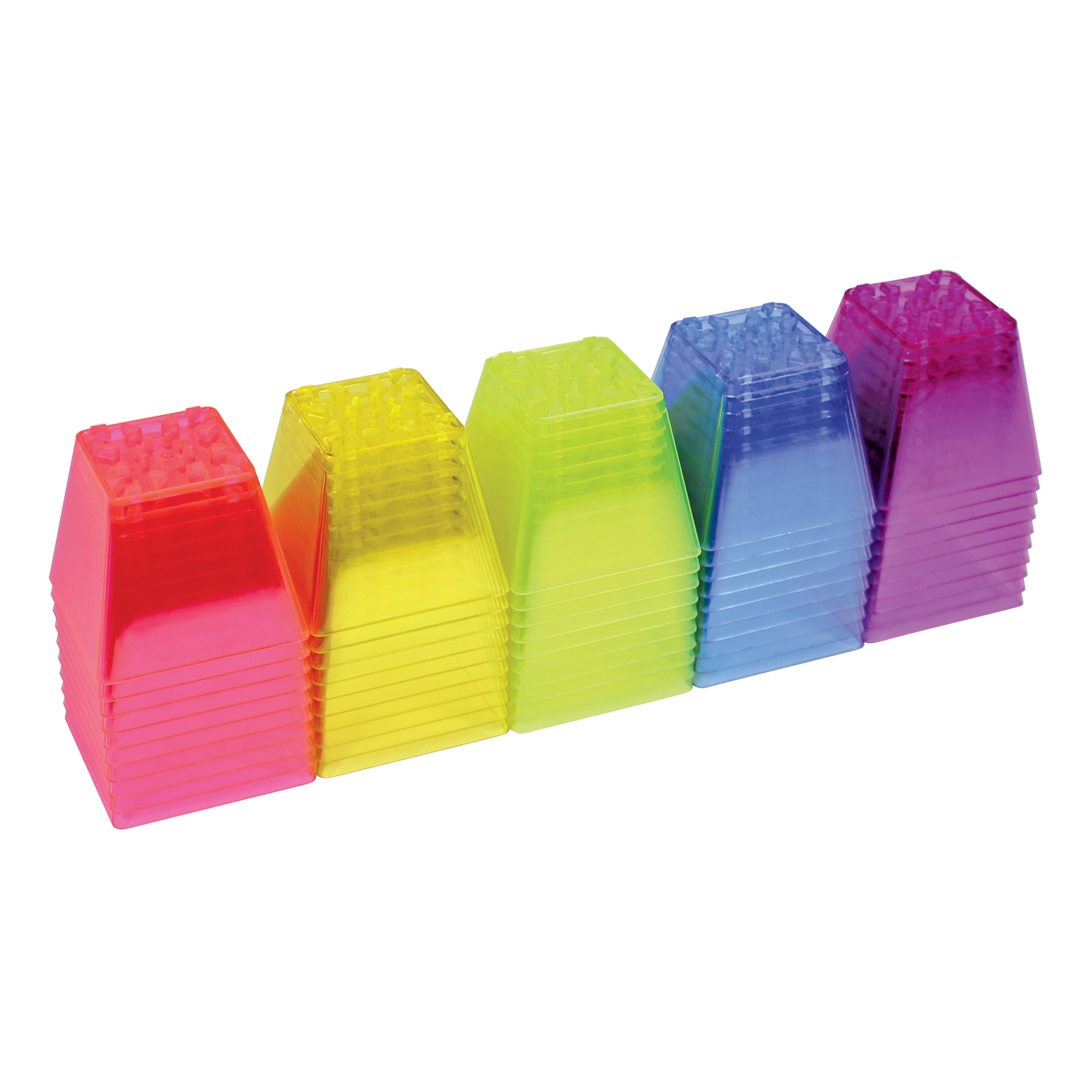 Roylco Crystal Color Stacking Blocks, Set of 50 image number null