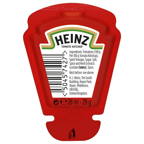  Heinz® SqueezMe® Tomato Ketchup 70x26mL 