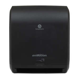 Georgia Pacific, enMotion®, Electronic Roll Towel Dispenser, Black