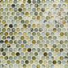 Tozen Xenon 3/4″ Penny Round Mosaic Silk