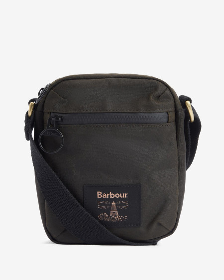 Borsa a tracolla Field in tessuto cerato