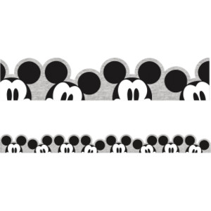 Mickey Mouse&reg; Throwback Peeking Mickeys Extra Wide Deco Trim&reg;, 37 Feet