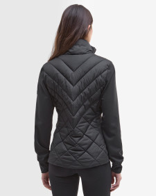 Natalia Quilted Sweatshirt Black