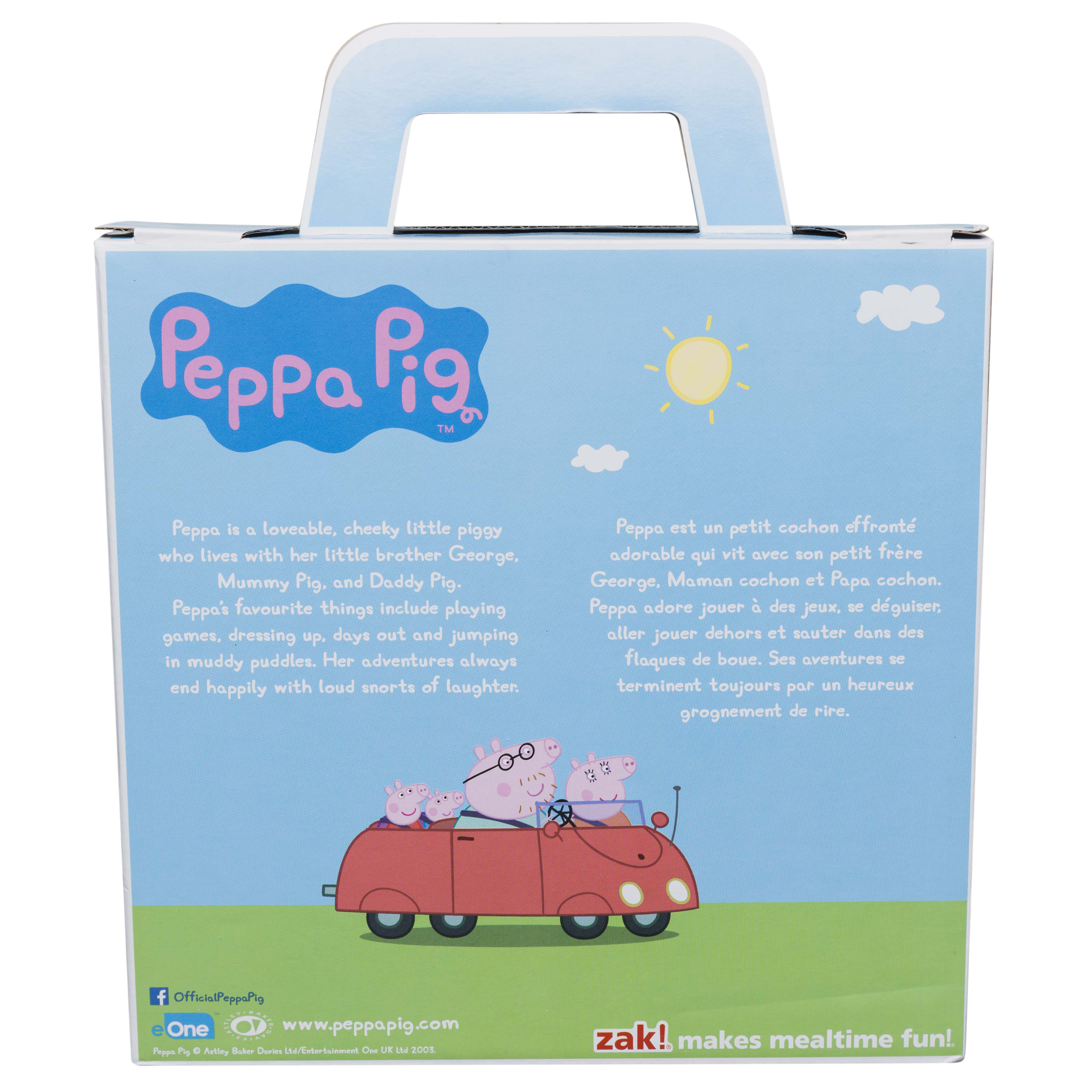 Peppa Pig Kid’s Dinnerware Set, Peppa & Friends, 3-piece set