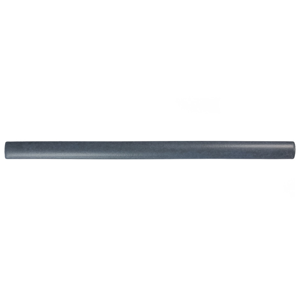 Coco Demi-Bullnose Matte Blue Night 1/2 in. x 7-7/8 in. Ceramic Wall Trim