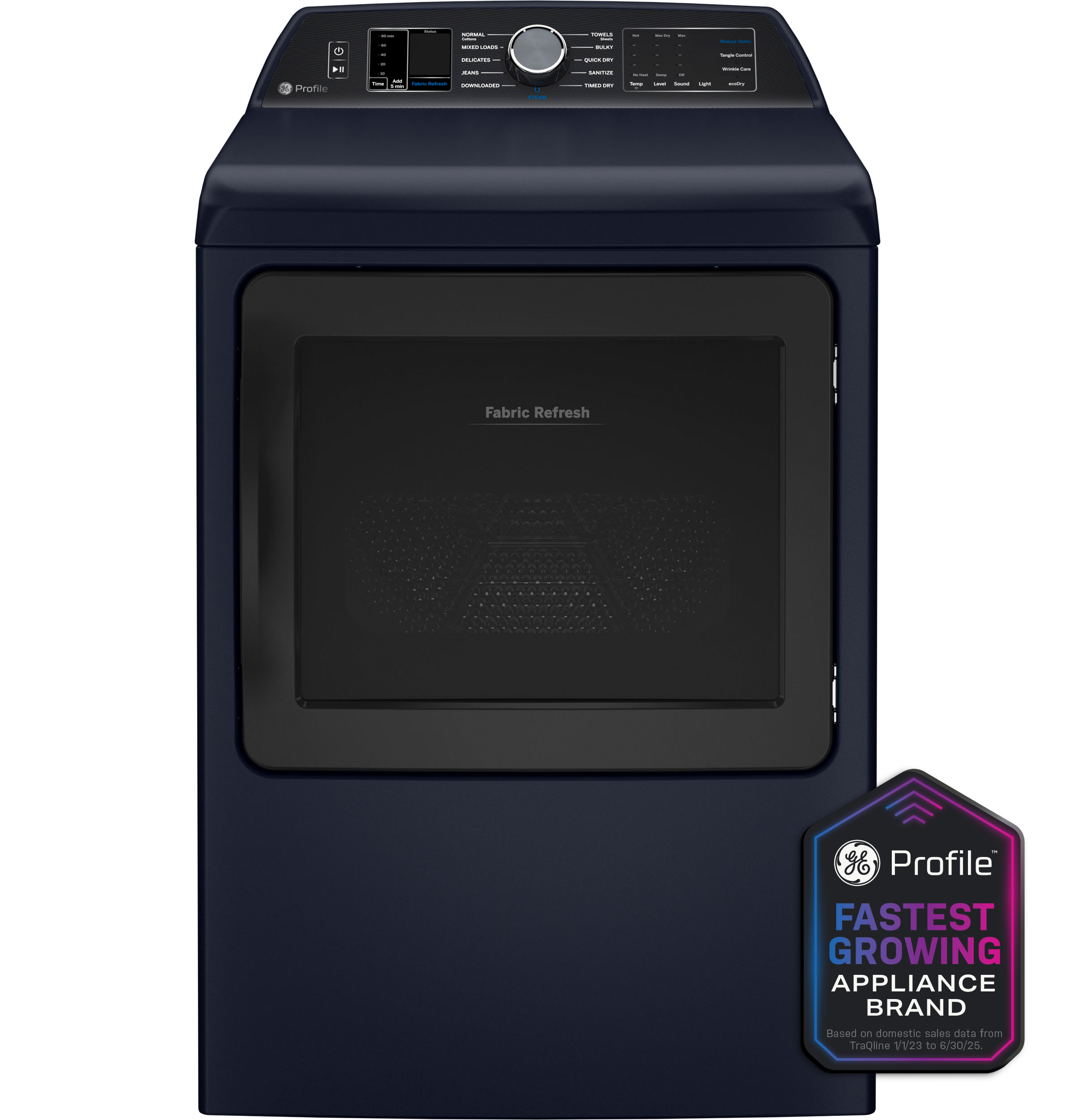 GE Profile™ ENERGY STAR® 7.3 cu. ft. Capacity Smart Electric Dryer with Fabric Refresh