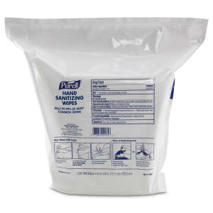GOJO, PURELL® High Capacity Refill Hand Sanitizer Wipes,  1200 Wipes/Container