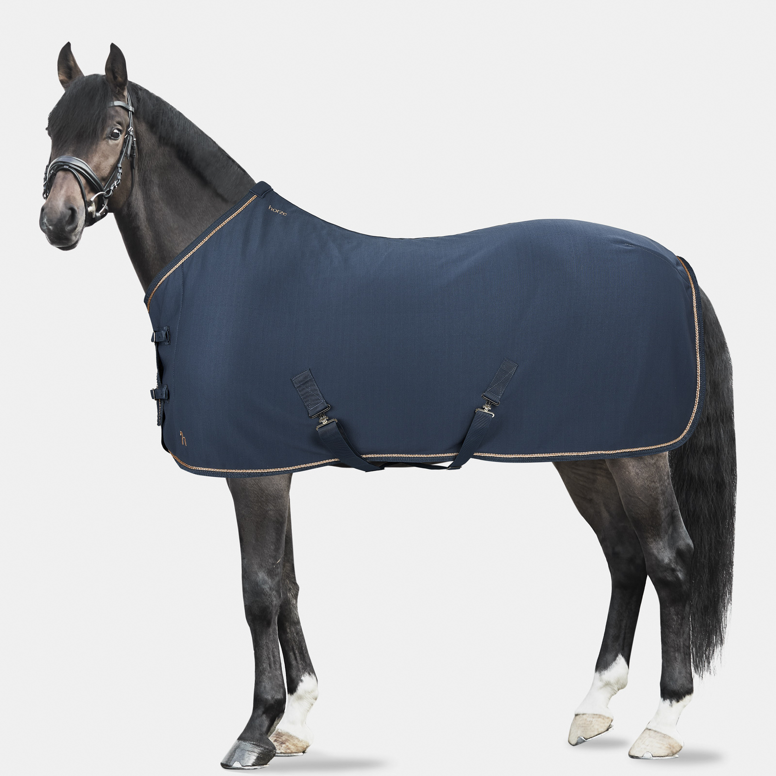 Horze Glarus Fleece Blanket with Braided Piping