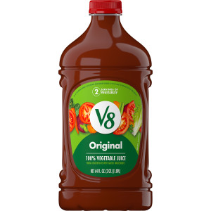 V8® Original 100% Vegetable Juice, 64 fl oz Bottle (6 Pack)