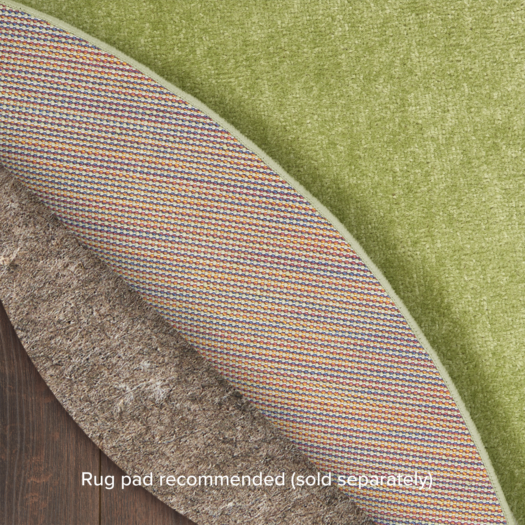 Nourison Nourison Essentials 6' x Round Green Outdoor Rug