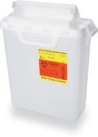 Sharps Container BD™ Pearl Base 12-1/2 H X 10-4/5 W X 6 D Inch Horizontal Entry 2 gal.