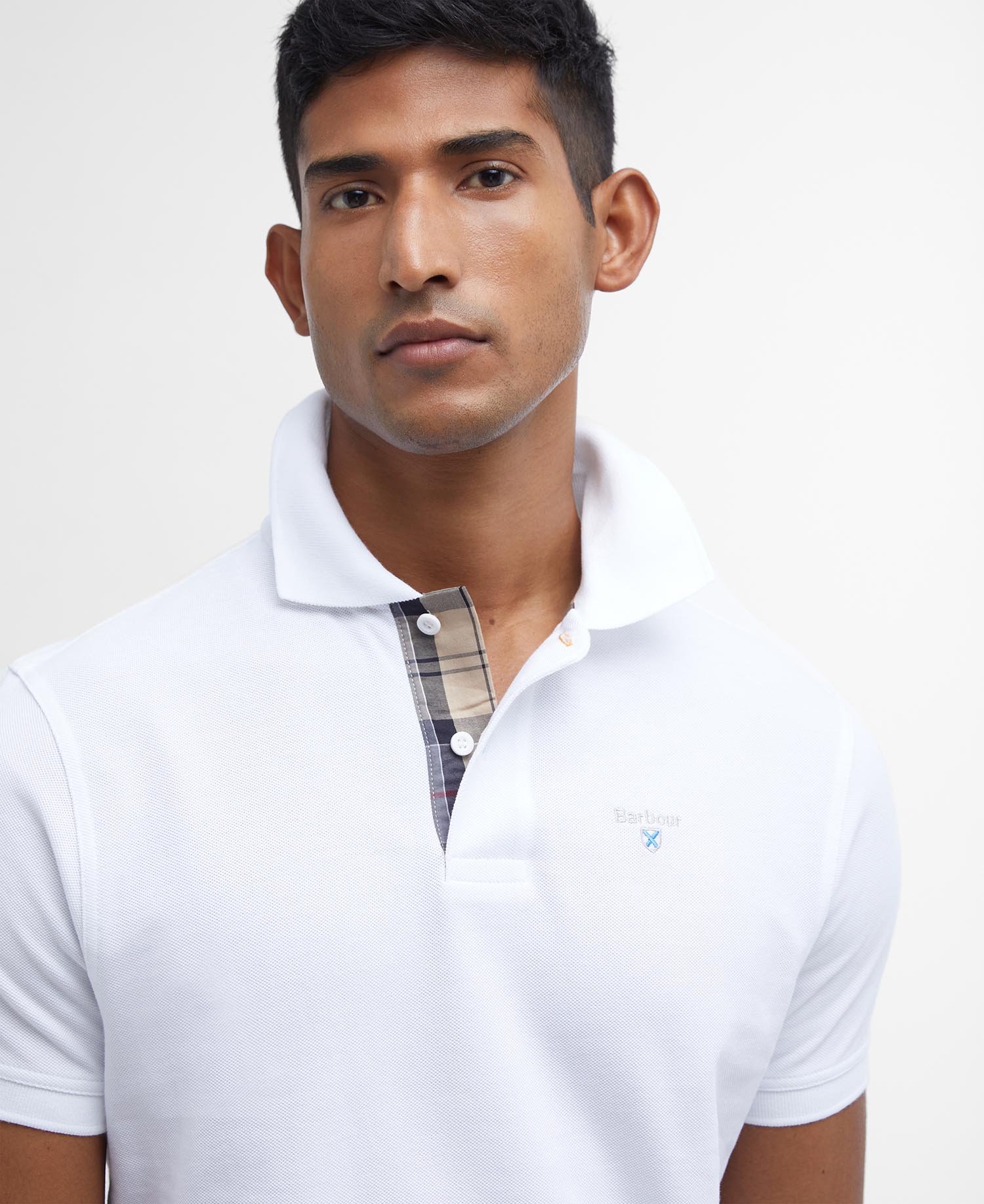 Tartan Pique Polo Shirt image number 3