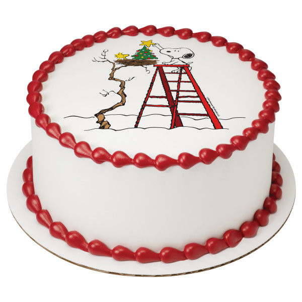 Peanuts® Christmas PhotoCake® Edible Image®