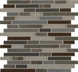 Ebb & Flow Dusk And Dawn 12×13 Linear Mixed Mosaic