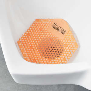 Hillyard, Wave 3D Urinal Screen, Summer Sunshine
