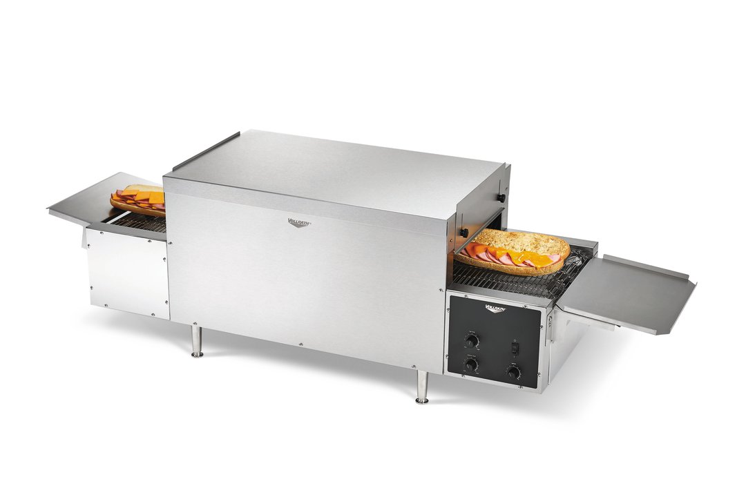 14-inch 240-volt conveyor sandwich oven with right-to-left operation