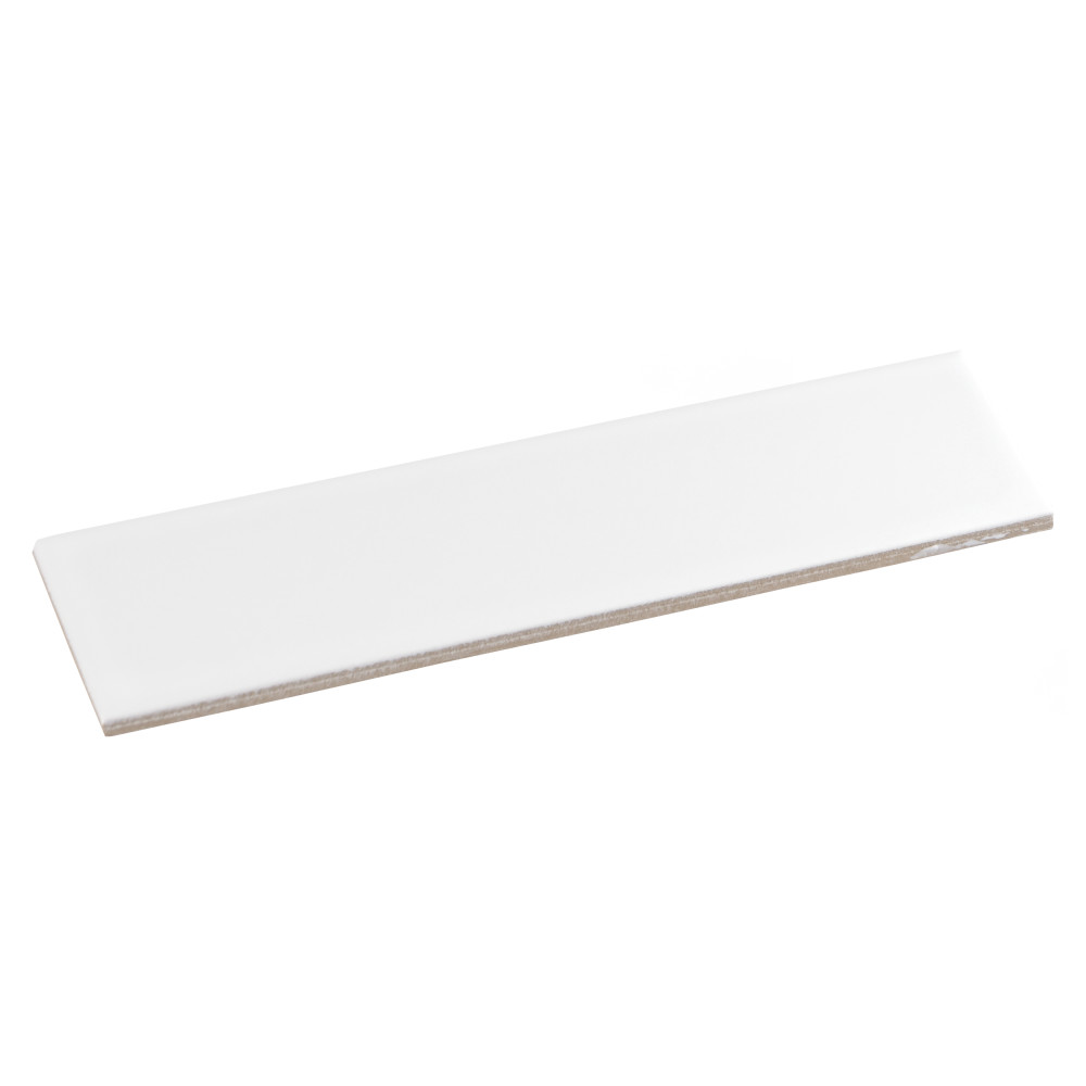 Sample – Metro Soho Subway Matte White Ceramic Floor and Wall Tile