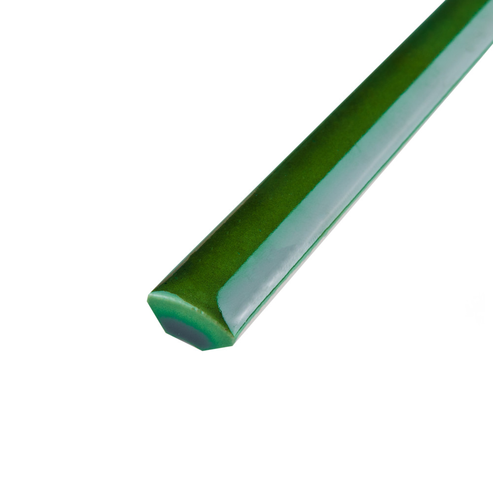 Viva Antic Verde 1/2 in. x 12 in. Ceramic Wall Trim