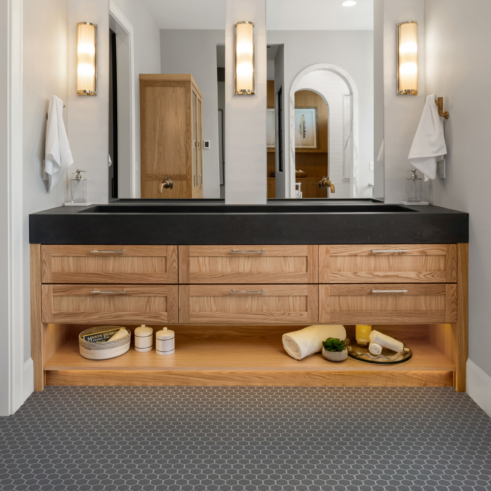 Metro 2″ Hex Glossy Grey 11-1/8 in. x 12-5/8 in. Porcelain Mosaic Tile