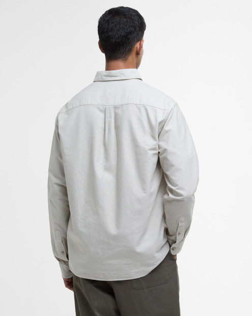 Garment Dyed Oxford Relaxed Long-Sleeved Shirt Mist