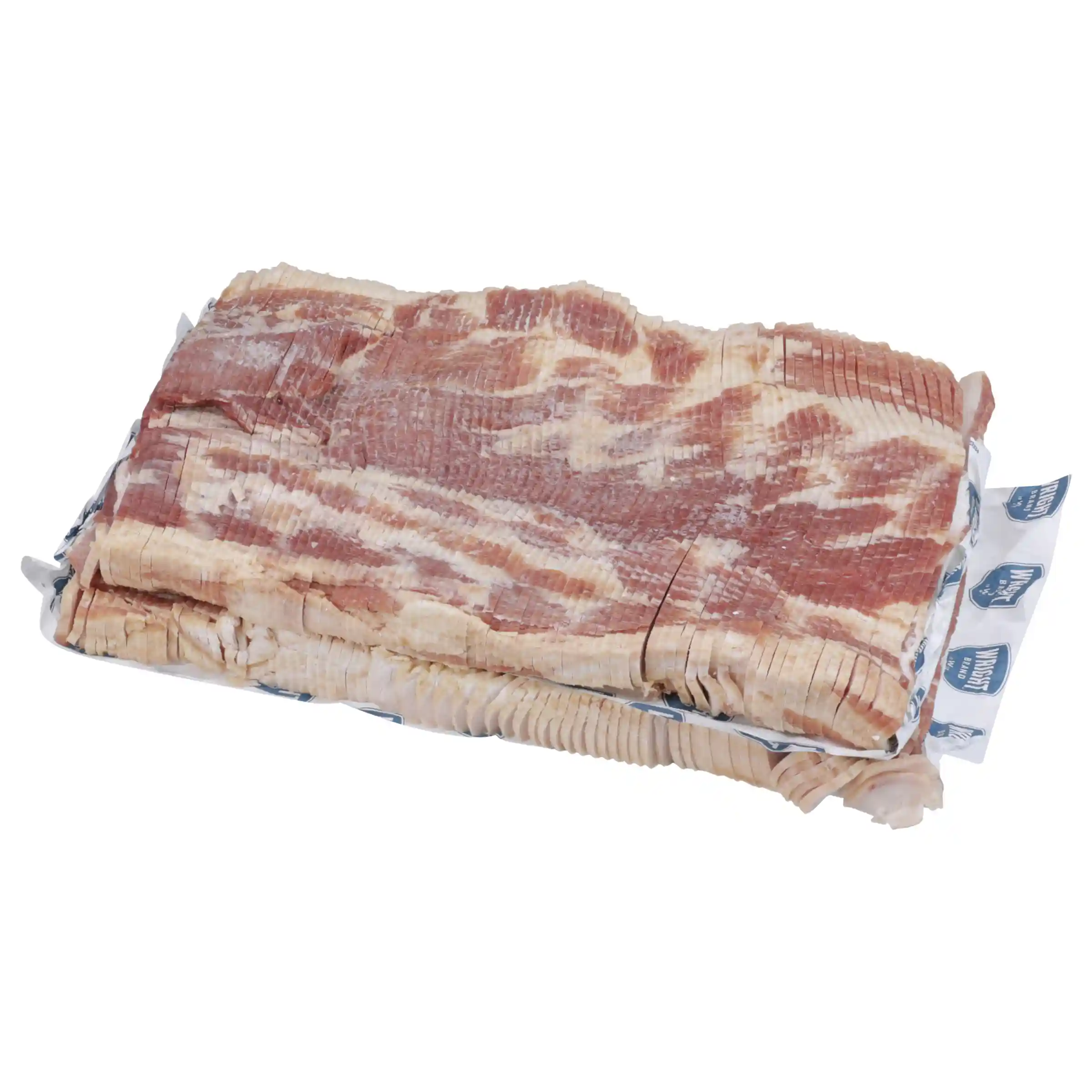 Wright® Brand Naturally Hickory Smoked Regular Sliced Bacon, Bulk, 15 Lbs, 6 Slices/Inch, Frozen_image_3