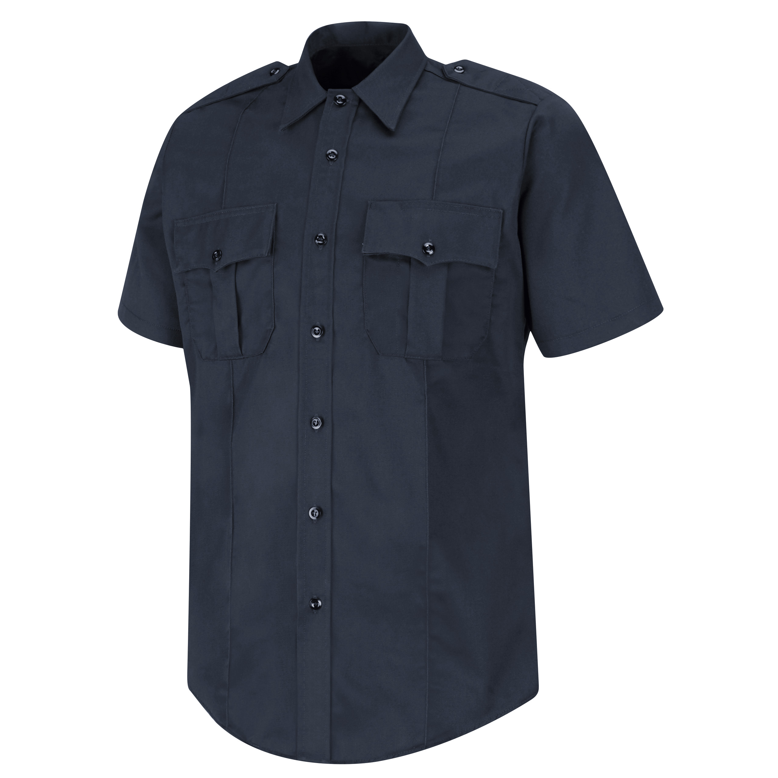 100% Cotton Button-Front Shirt-Horace Small