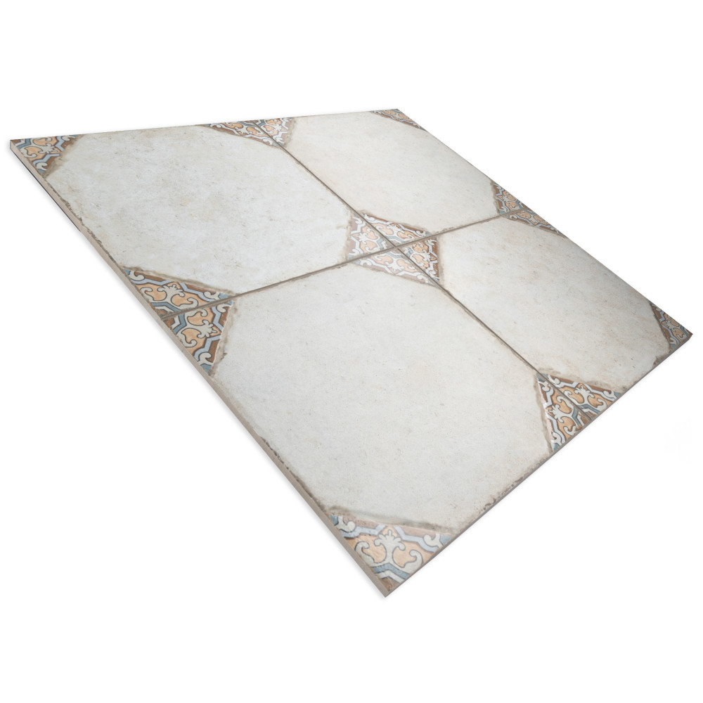 Kings Field Brown 17-3/4 in. x 17-3/4 in. Porcelain Floor and Wall Tile