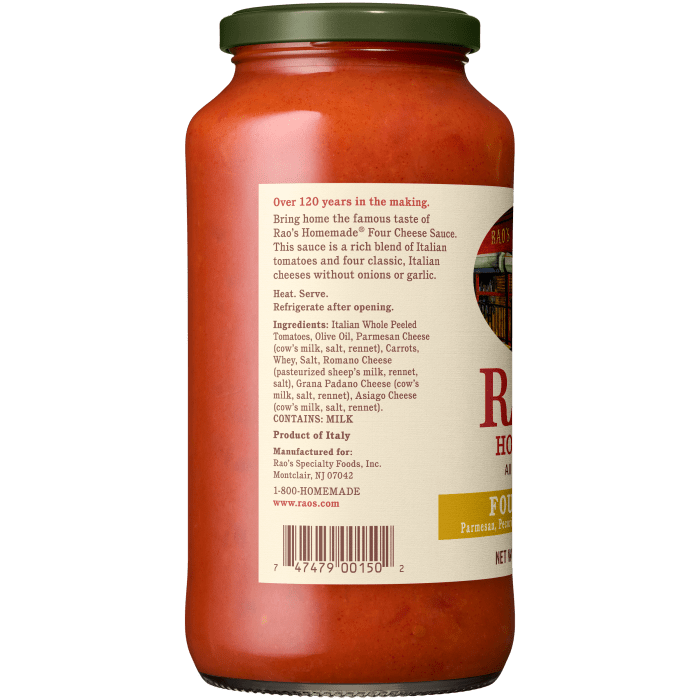 Four Cheese Sauce, 24 oz - Left Image