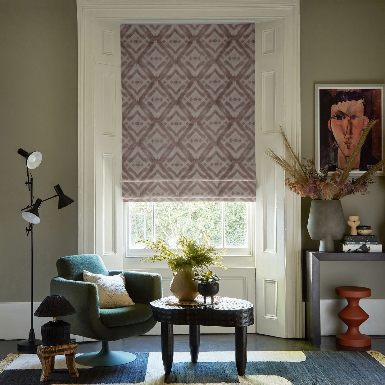 Harkness Vapour Roman Blind