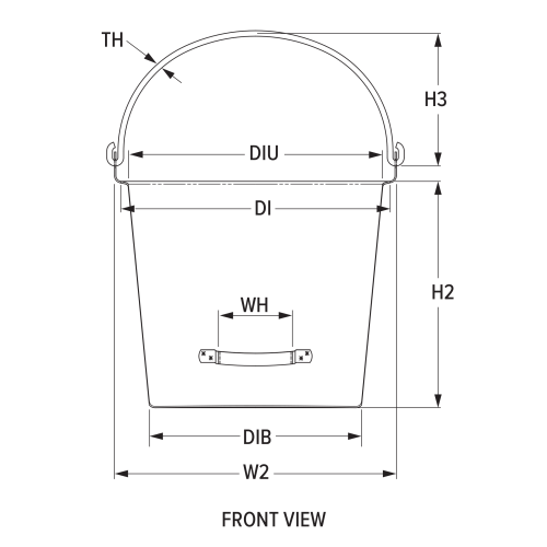Engineering front view