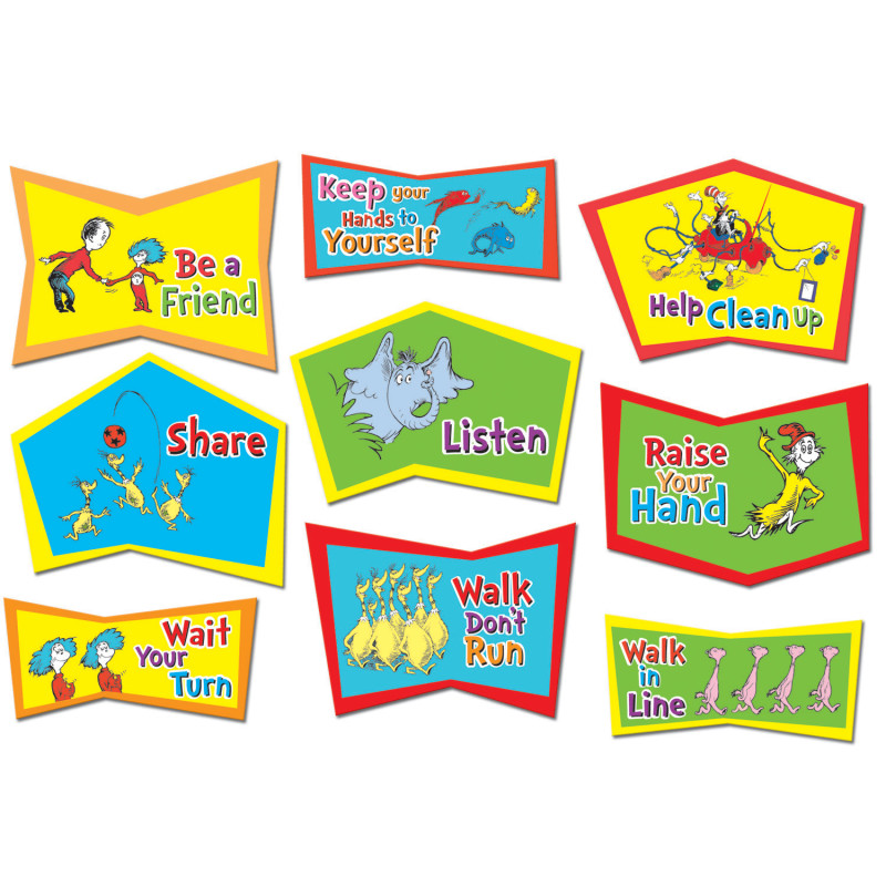 Dr. Seuss™ Classroom Rules Bulletin Board Set