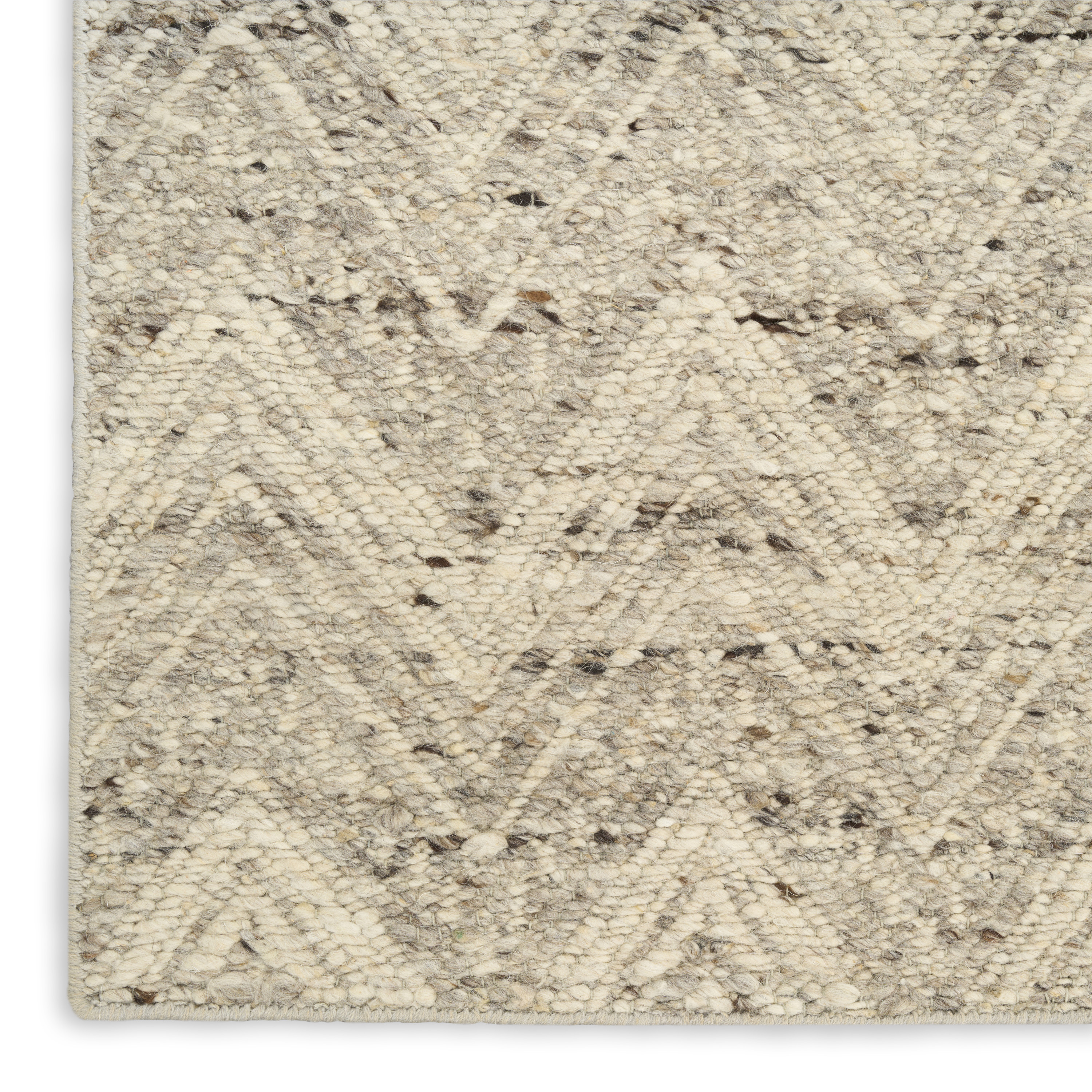 DKNY Pure Purl 7'9" x 9'9" Grey Ivory Modern Indoor Rug