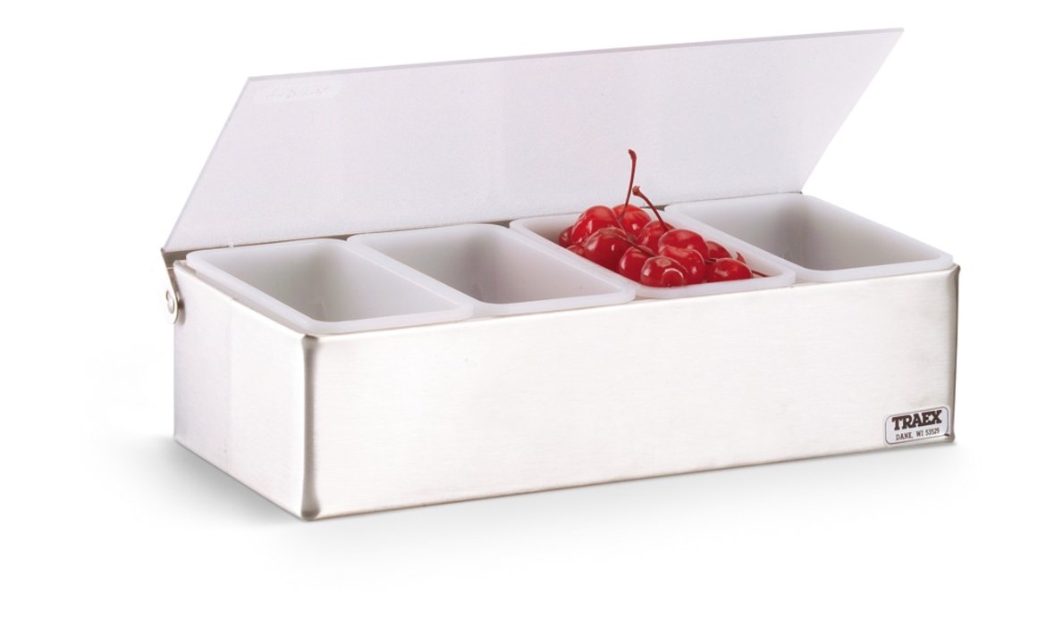 Traex® Kondi-Keeper™ Stainless Steel Condiment Dispensers