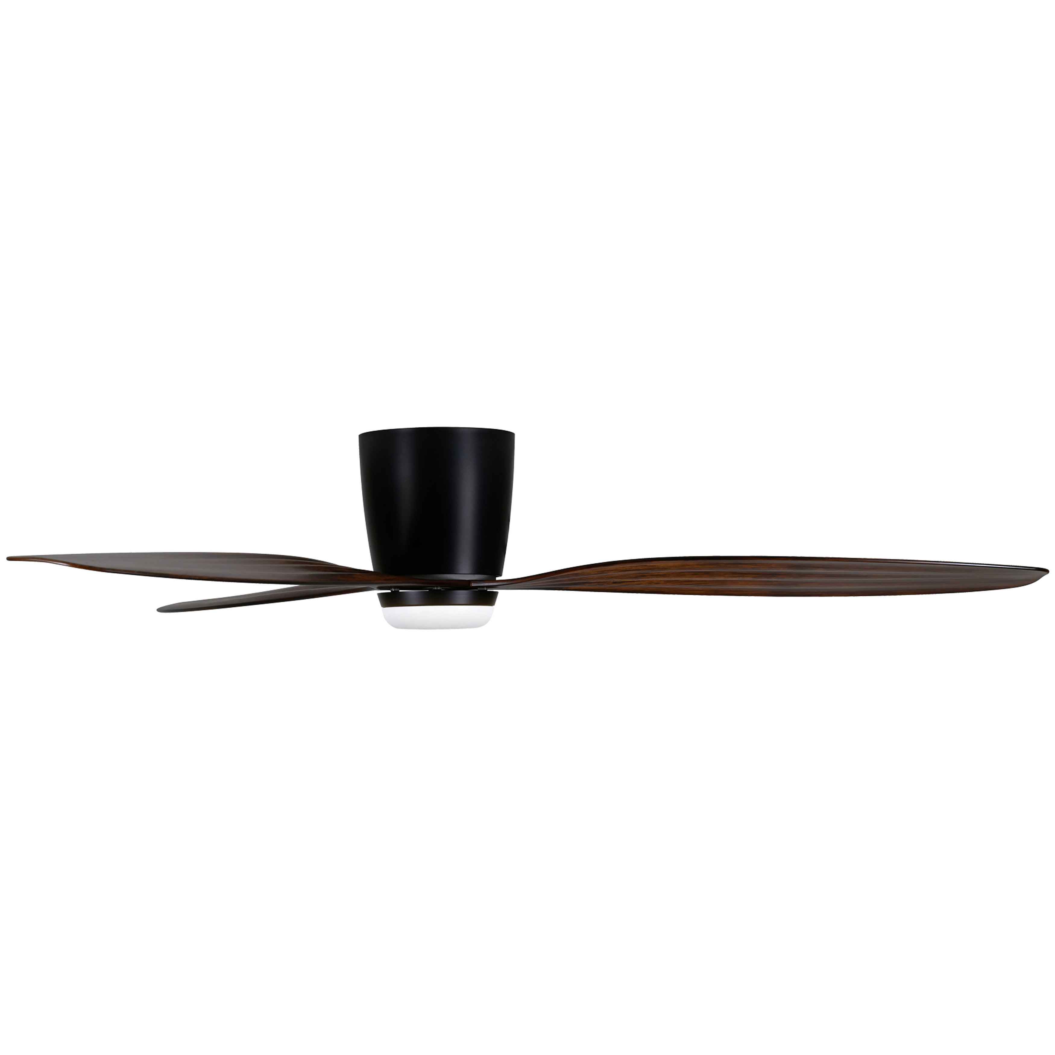 The Ventiara combines modern styling with practical functionality, featuring a 52" span, integrated LED lighting with excellent color rendering, and Energy Star certification for year-round comfort indoors or out. - alternate view