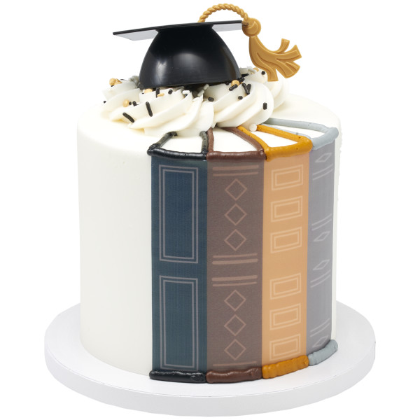 Black Grad Cap With Tassel Layon
