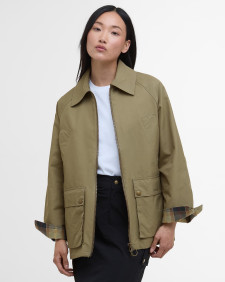 Mila Casual Jacket Dusky Green/Classic