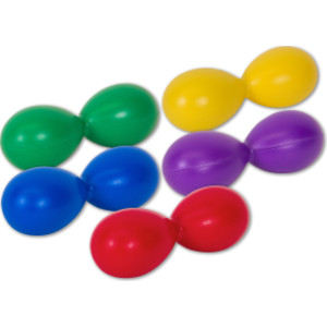 Double Egg Shakers, Set of 5