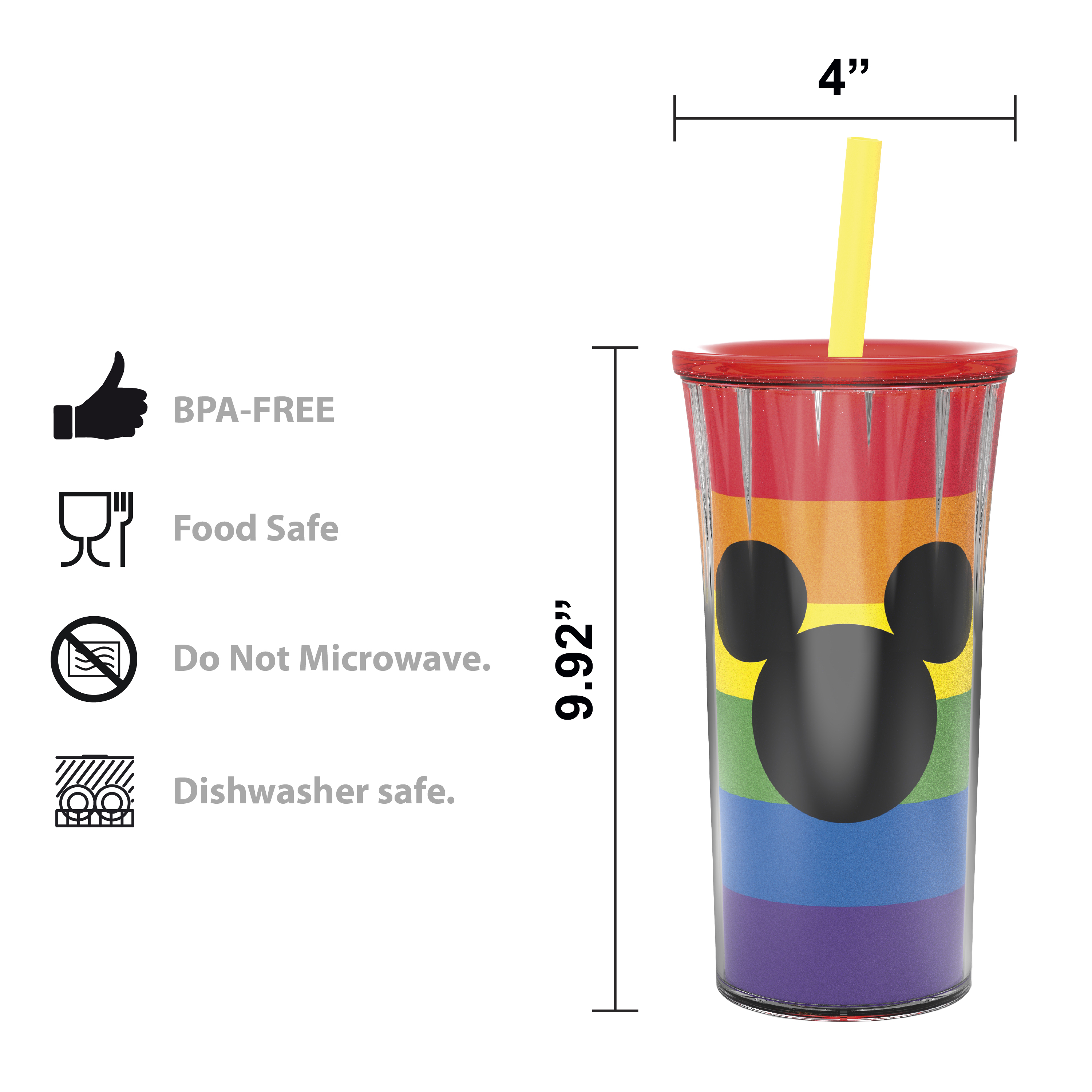 Disney 20 ounce Insulated Tumbler, Mickey Mouse slideshow image 7 Disney 20 ounce Insulated Tumbler, Mickey Mouse slideshow image 7
