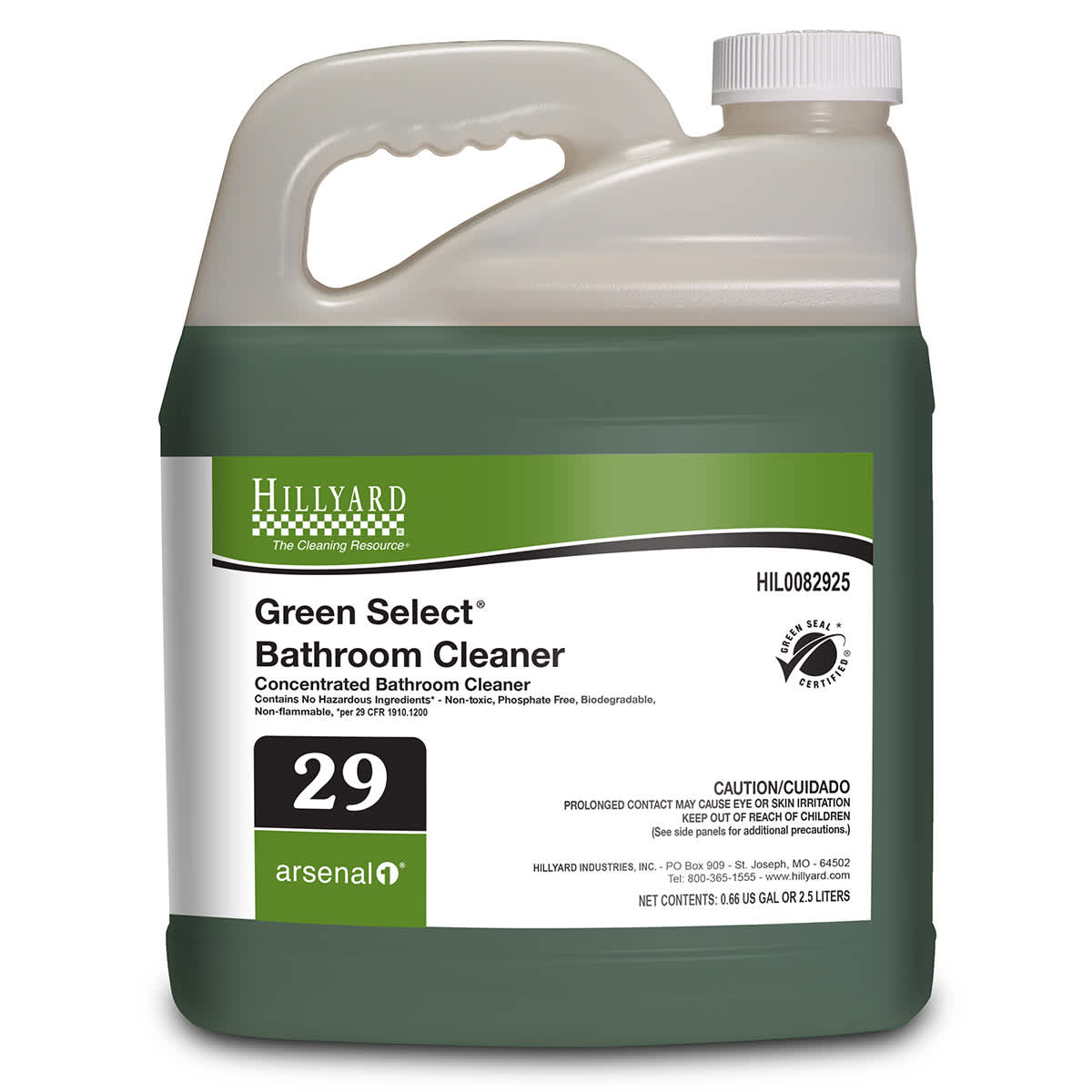 ARSENAL 1 GREEN SELECT BATHROOM CLEAN