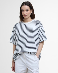 Millie Striped Relaxed T-Shirt Cloud Stripe
