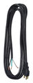 Power Cord Cable Cord Set 16 AWG 3 Conductor Black 9 ft. L