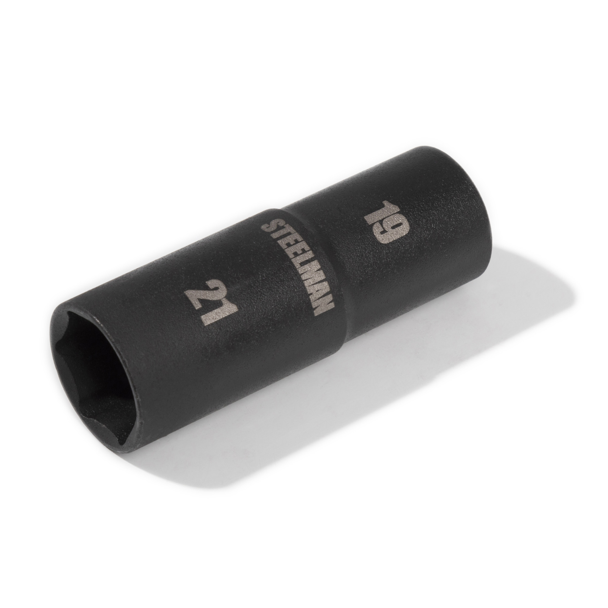 STEELMAN 1/2 in. Drive 19mm x 21mm 6-PT Thin Wall Impact Flip Socket, 79400 - Bild 2 von 4