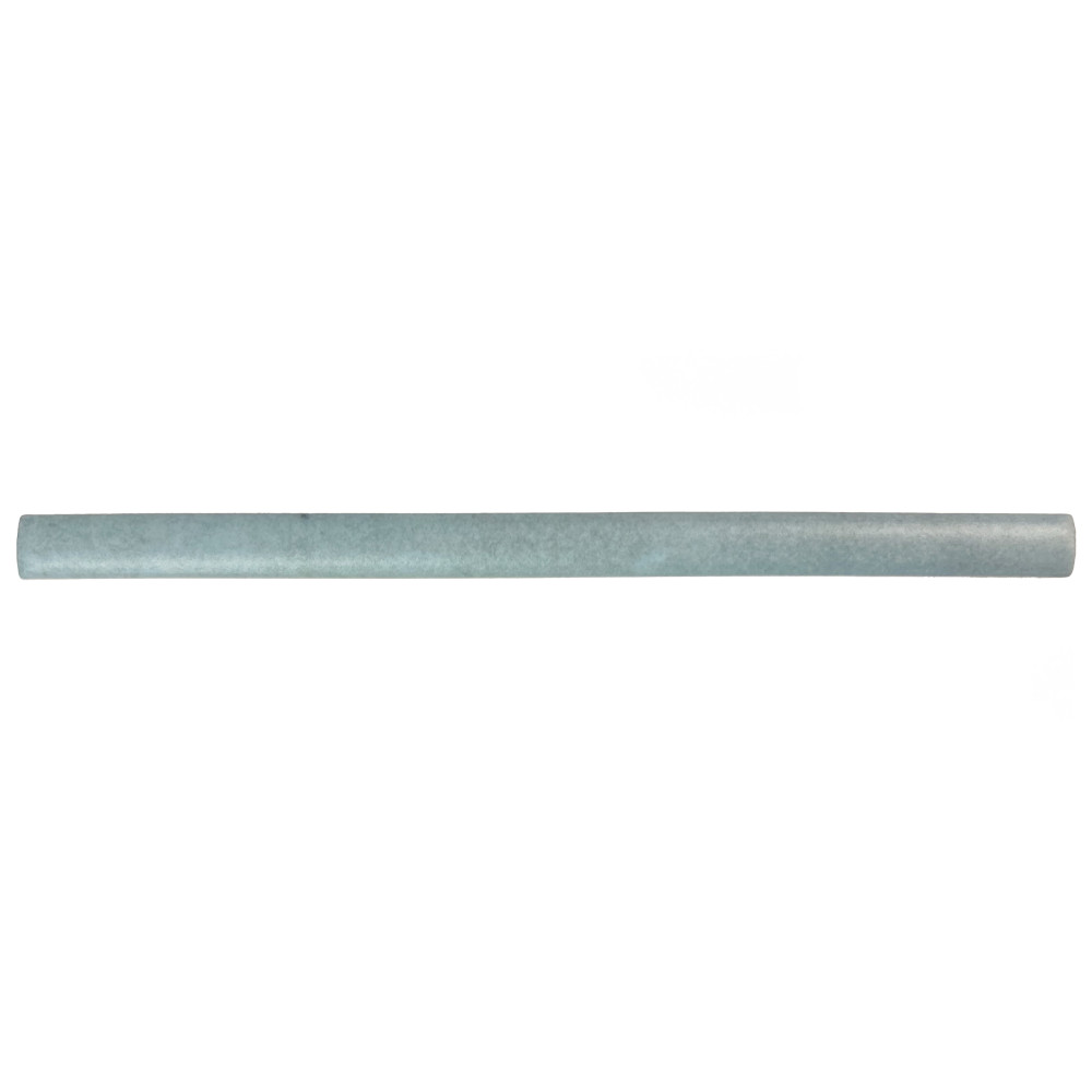 Coco Demi-Bullnose Matte Blue Grass 1/2 in. x 7-7/8 in. Ceramic Wall Trim