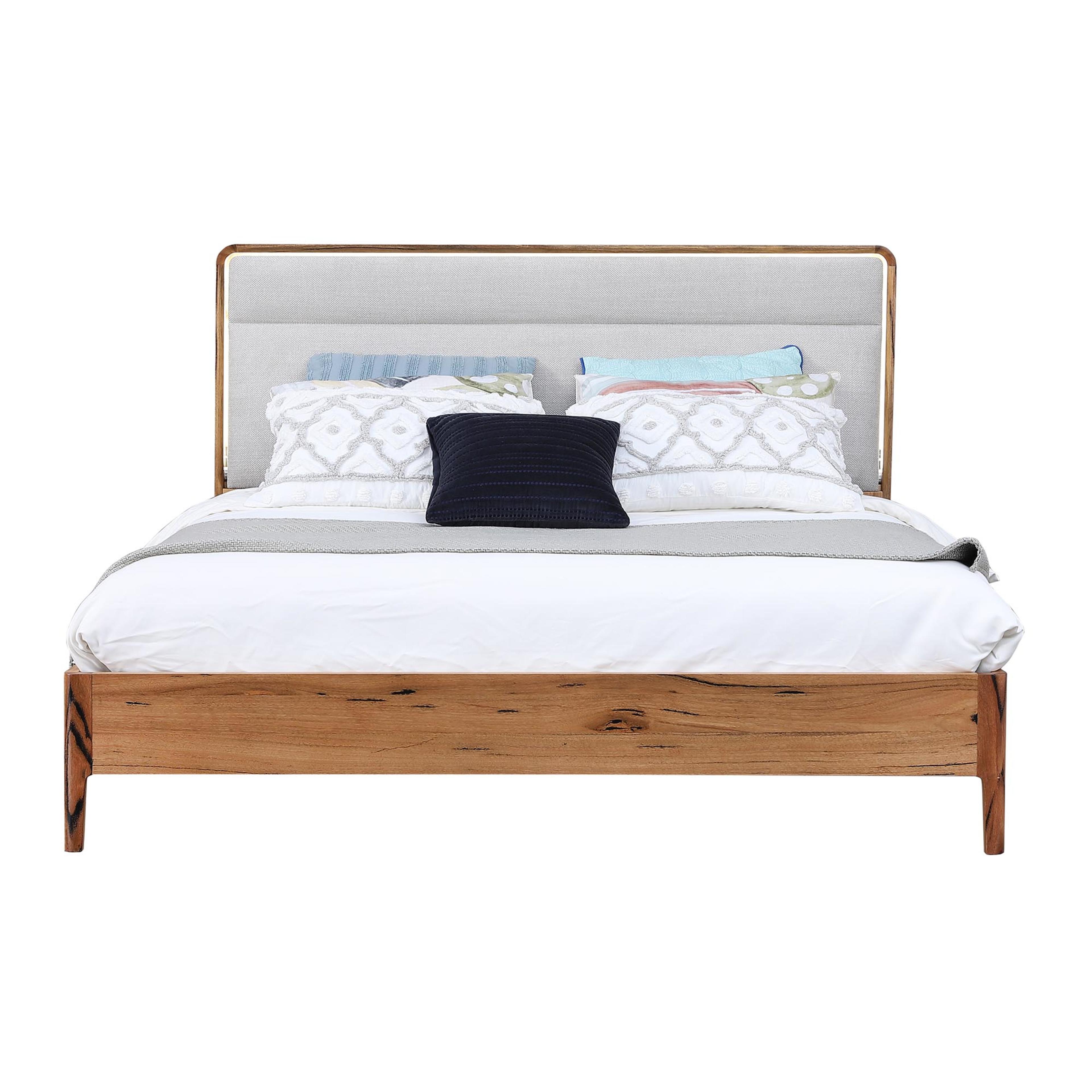 Lifestyle image of the  Broulee Bed Frame, Natural from Forty Winks