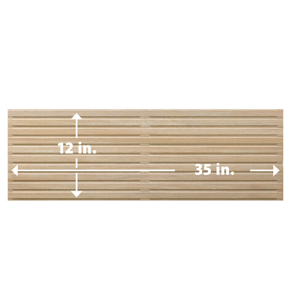 Spa Beige 11-7/8 in. x 35-1/2 in. Ceramic Wall Tile