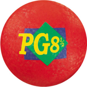 Playground Ball, 8 1/2" Diameter, Red