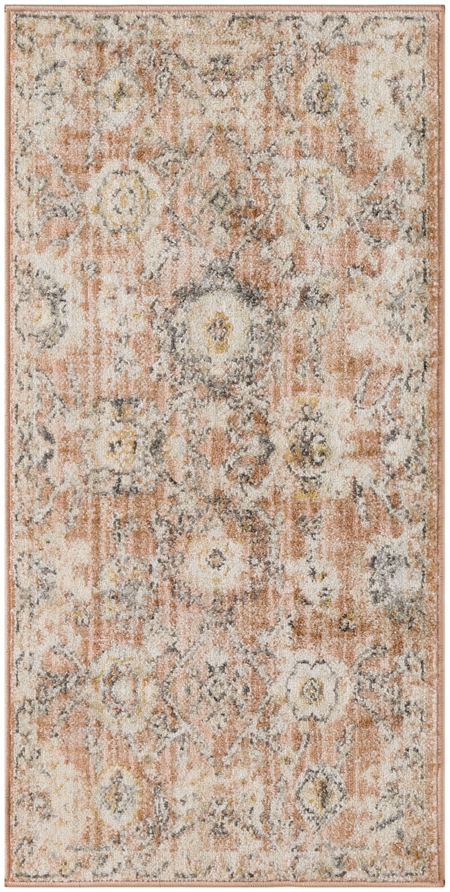 Nourison Oushak Home 2' x 4' Rust Vintage Indoor Rug