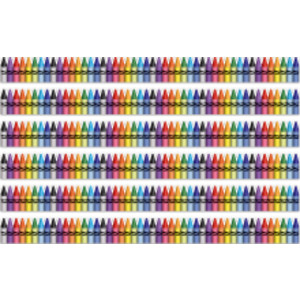 Crayola&reg; Crayons Extra Wide Deco Trim&reg;, 37 Feet Per Pack, 6 Packs